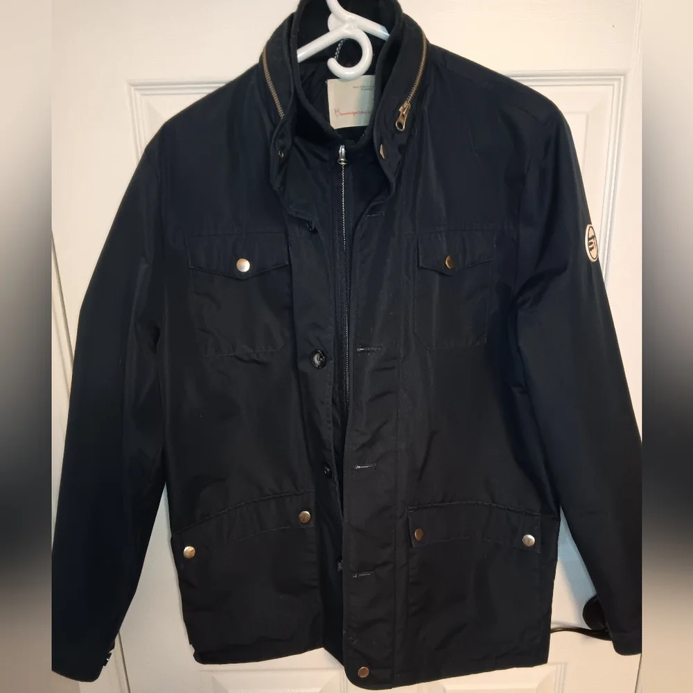 Knowledge Cotton Apparel Men's Soft Shell Long Jacket